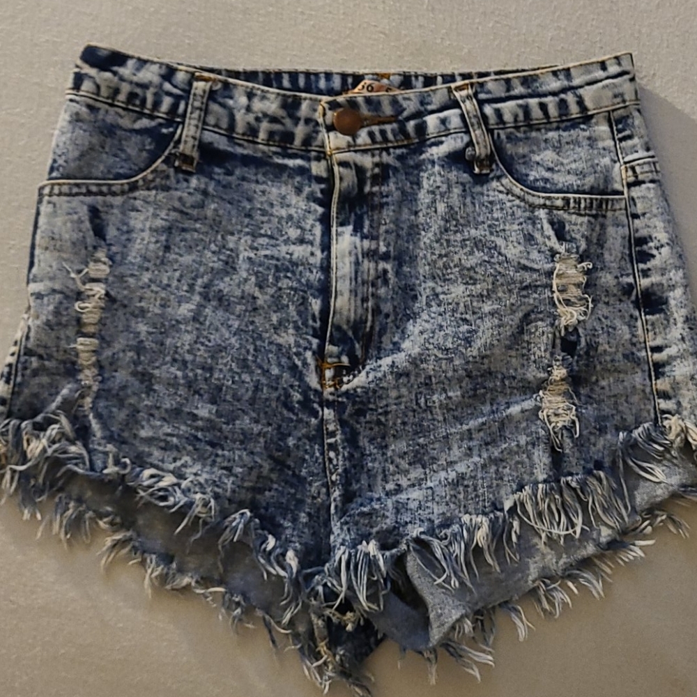 High waisted booty shorts